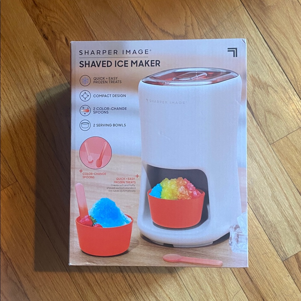 NIB Sharper Image Shaved Ice Maker